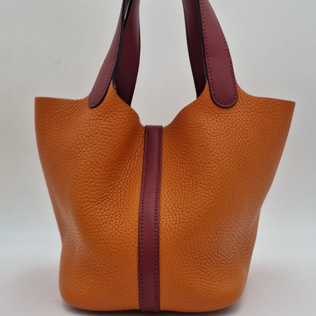 Hermès Picotin Clemence Bicolor Lock 18