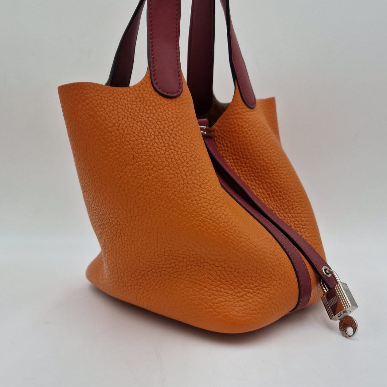 Hermès Picotin Clemence Bicolor Lock 18