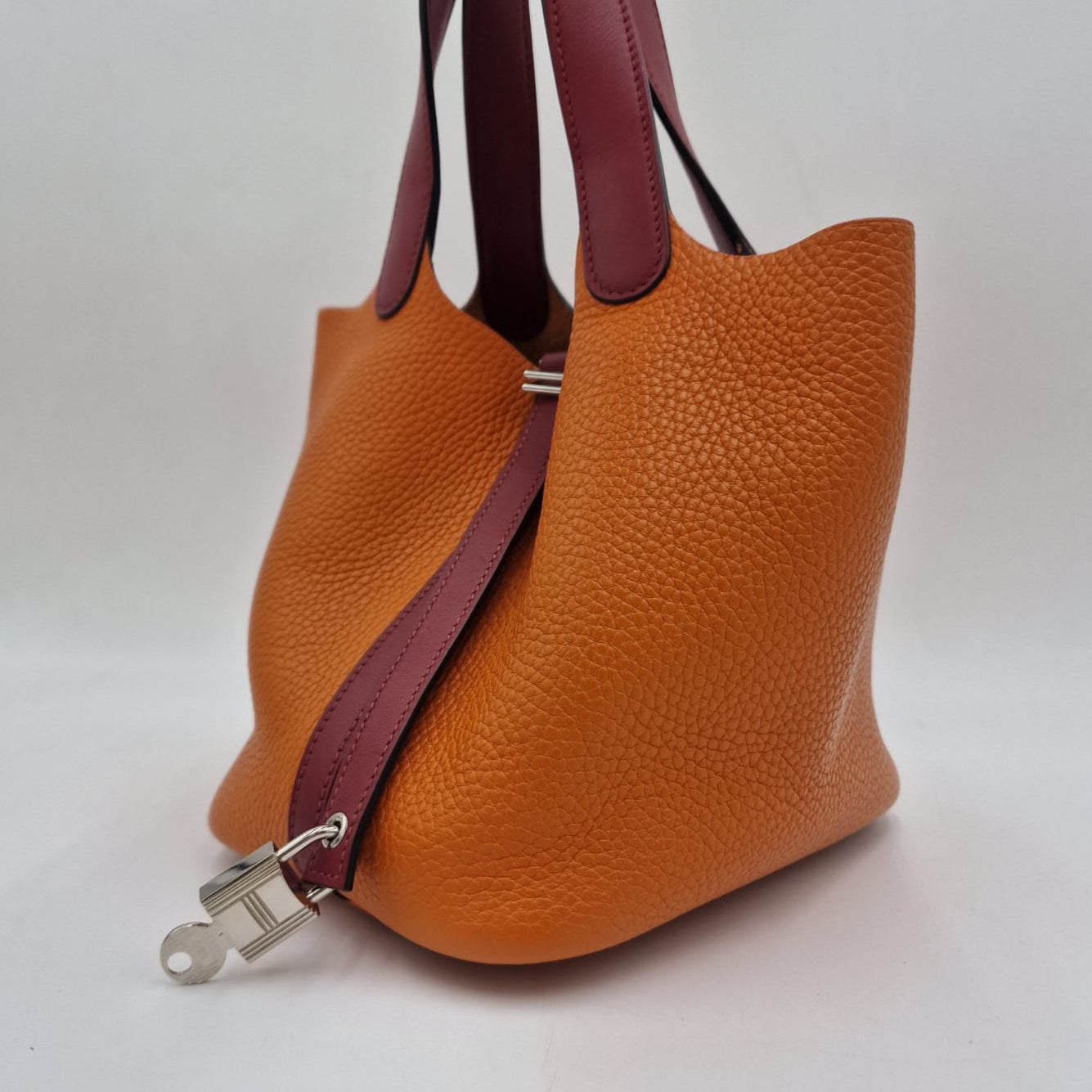 Hermès Picotin Clemence Bicolor Lock 18