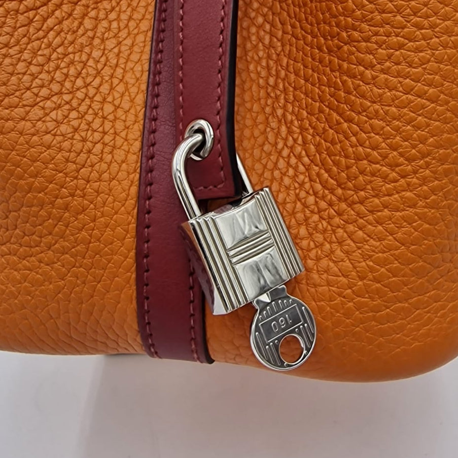 Hermès Picotin Clemence Bicolor Lock 18