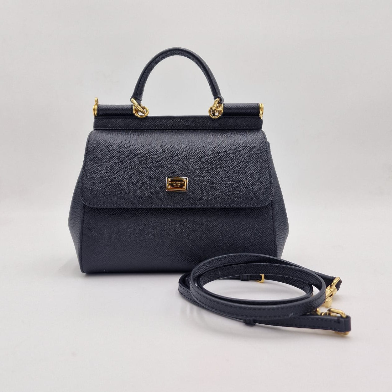 Dolce &amp; Gabbana Bolso Sicilia Negro