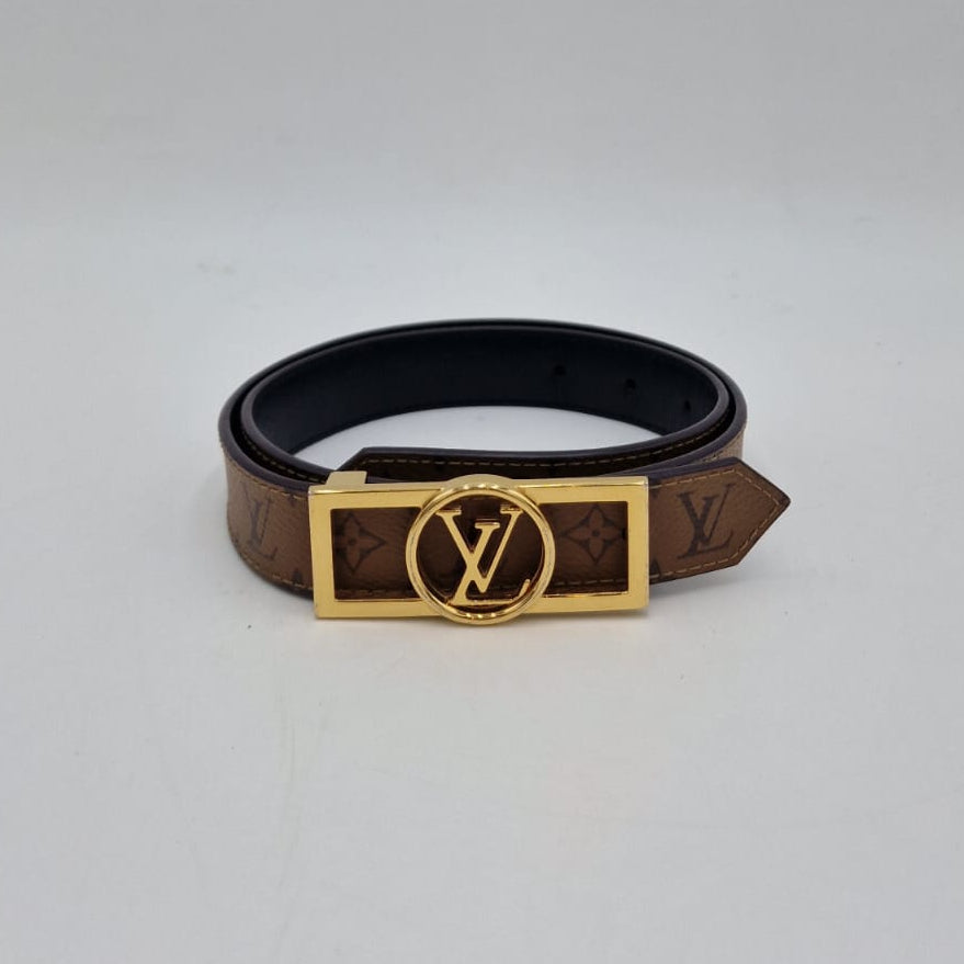 Louis Vuitton Dauphine Monogram Reverse Belt