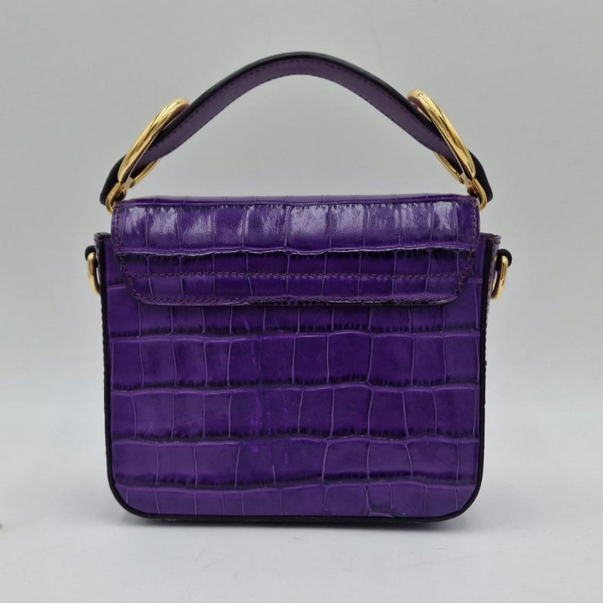 Chloé Mini C Croco Effect