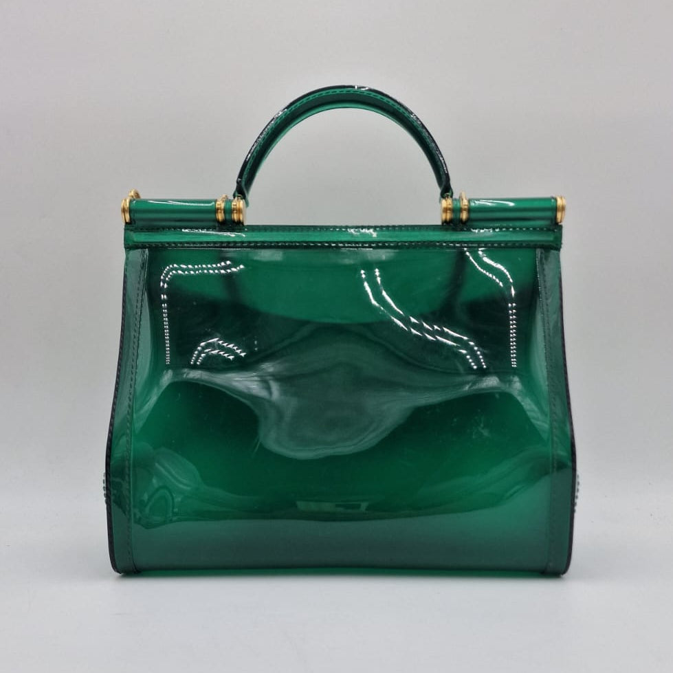Dolce & Gabbana Sicily Top Handle Bag in PVC