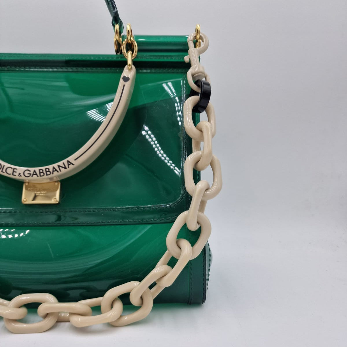 Dolce & Gabbana Sicily Top Handle Bag in PVC