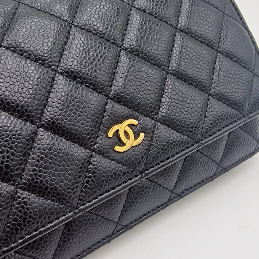 Chanel Classic Caviar WOC