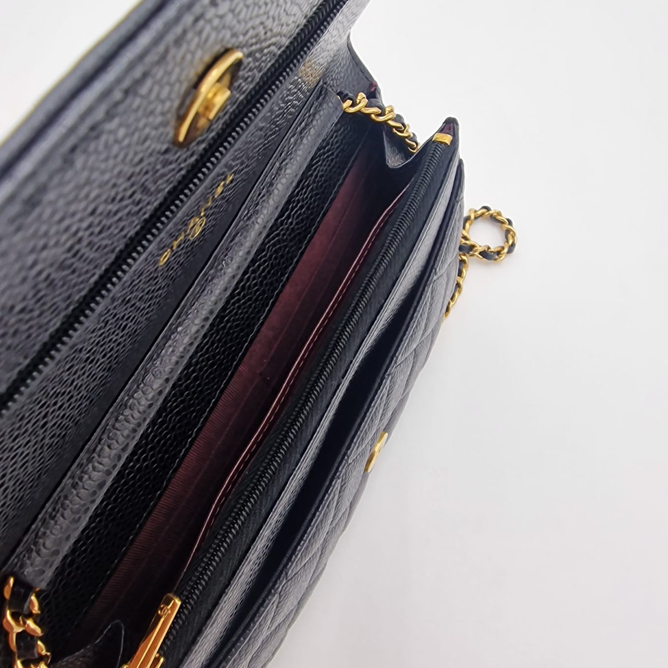 Chanel Classic Caviar WOC