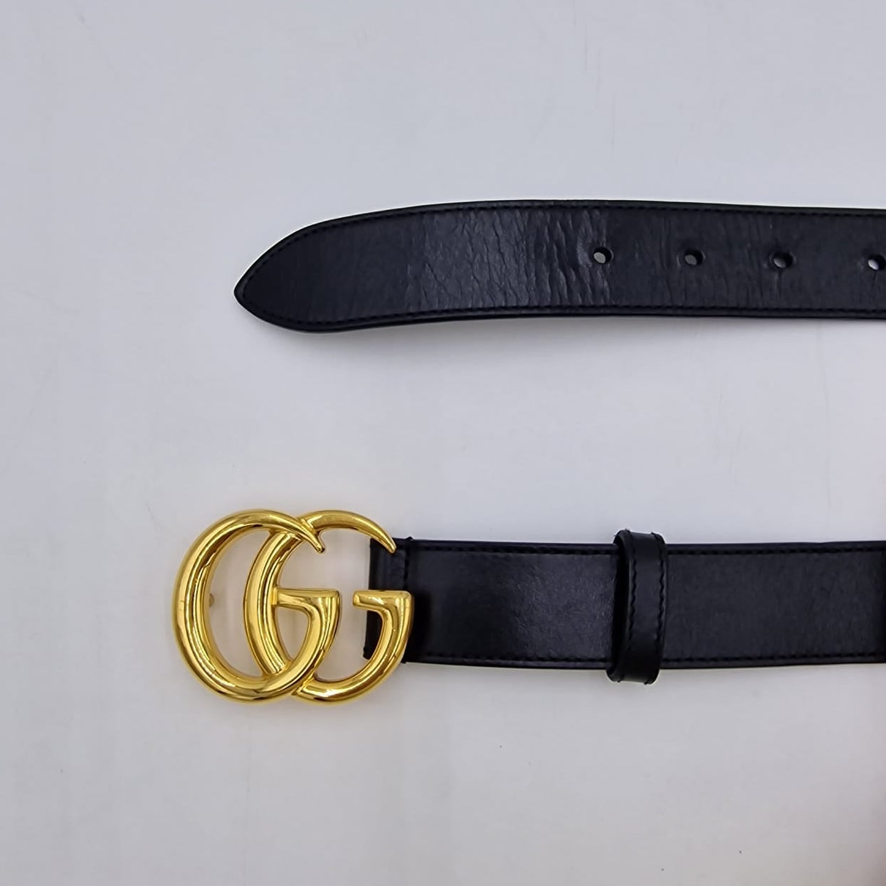 Gucci Double GG Marmont Leather Belt