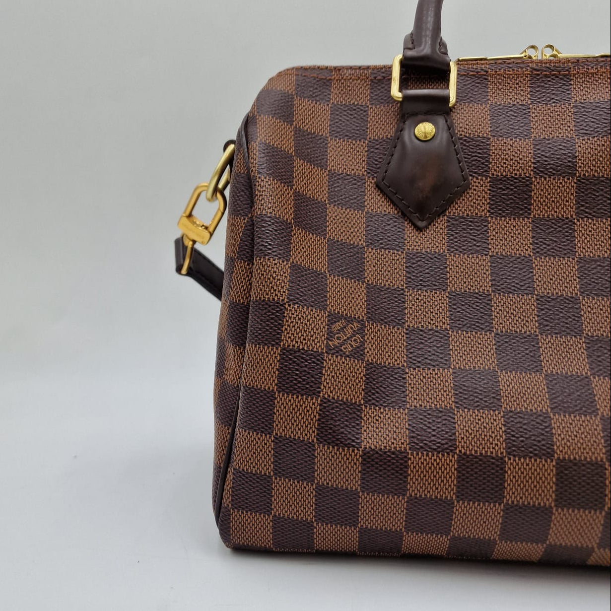 Louis Vuitton Speedy 25 Damier Ebene con correa