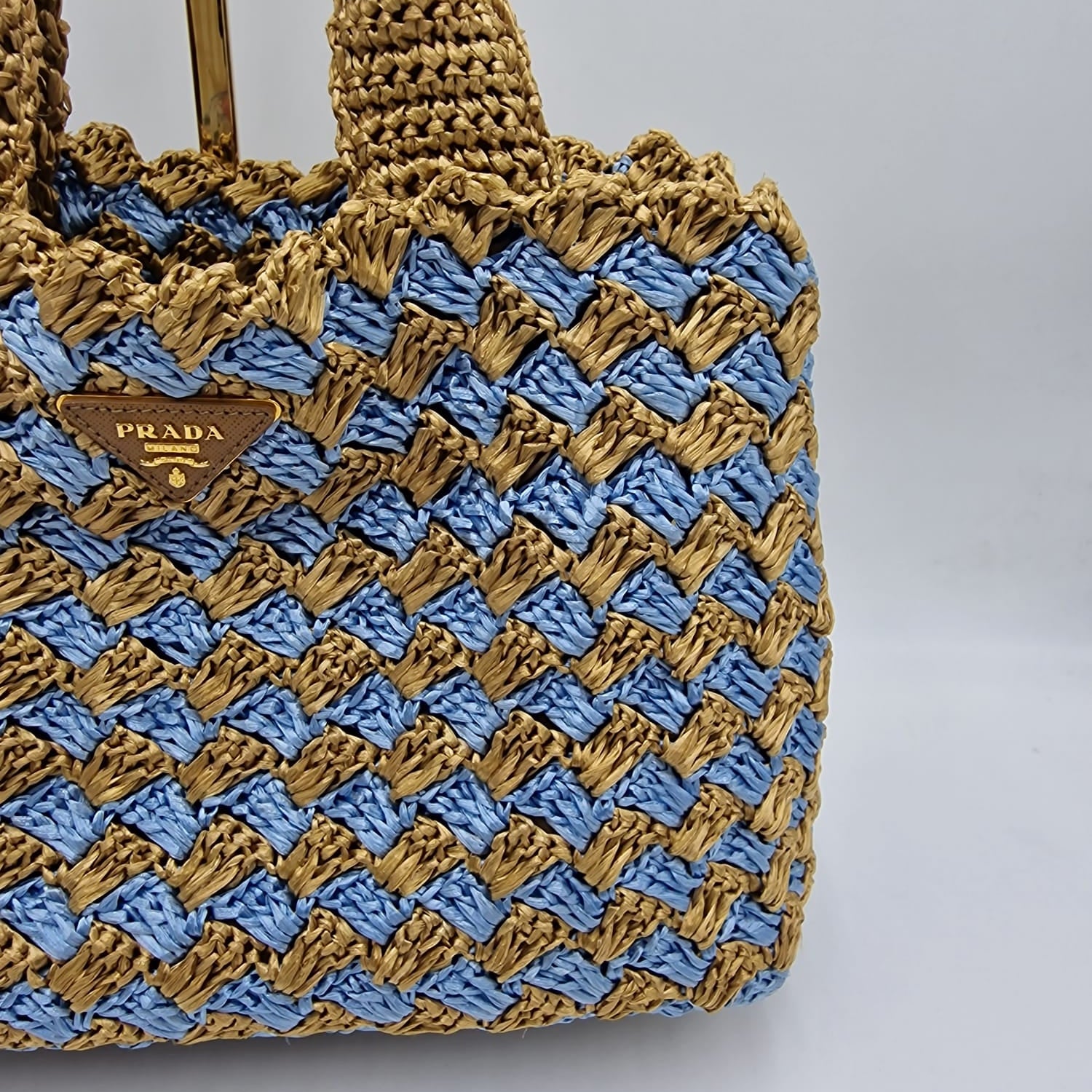 Prada Brown Straw