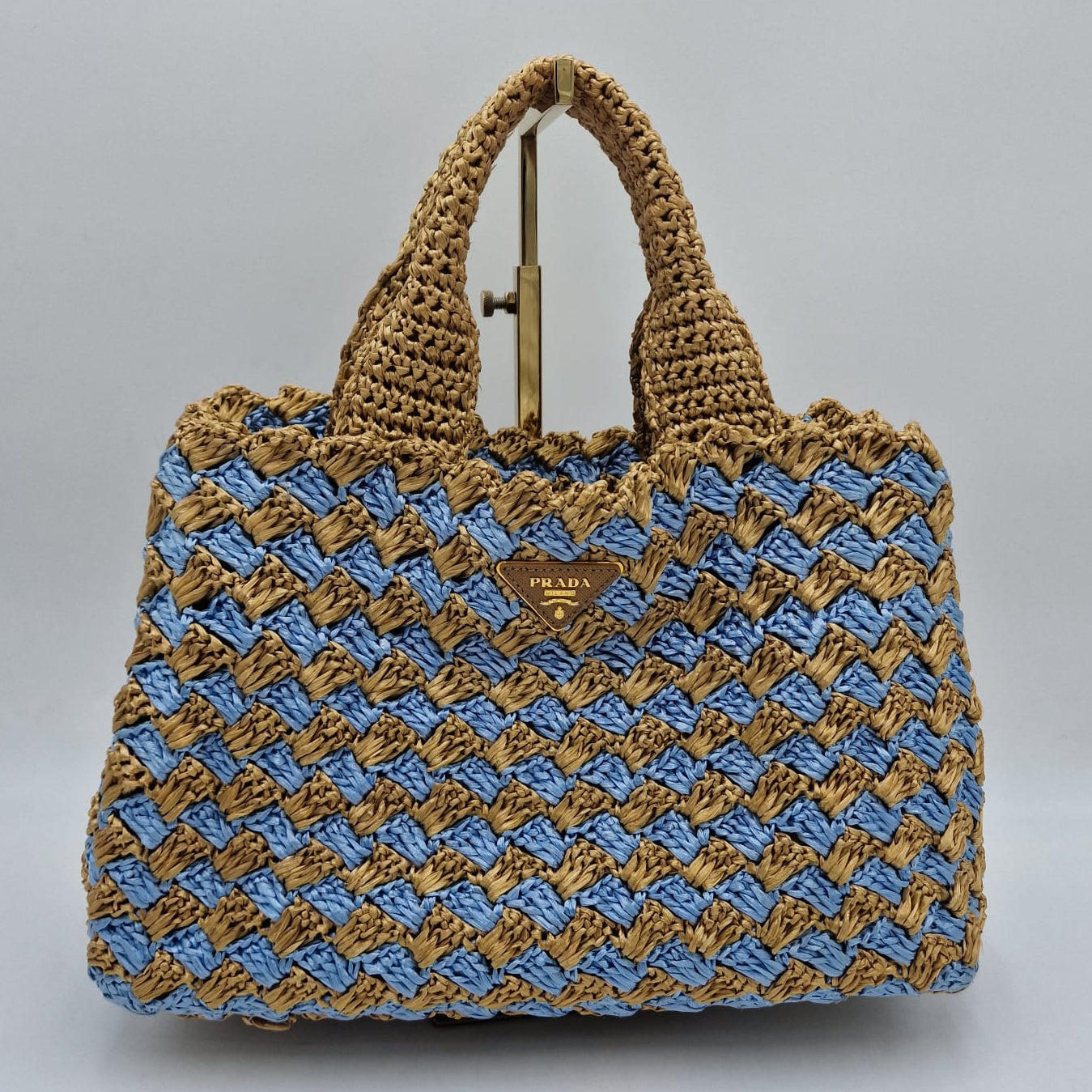 Prada Brown Straw