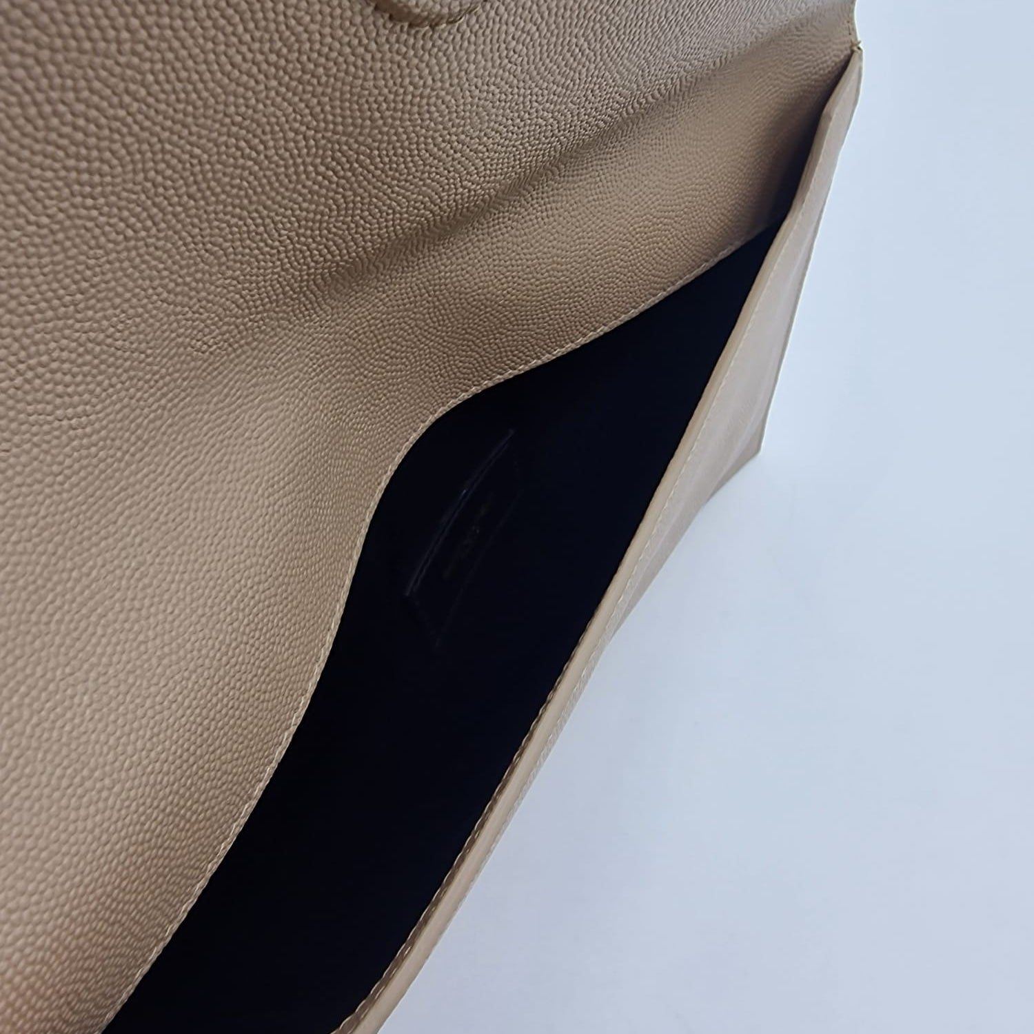 Saint Laurent Uptown Clutch Taupe