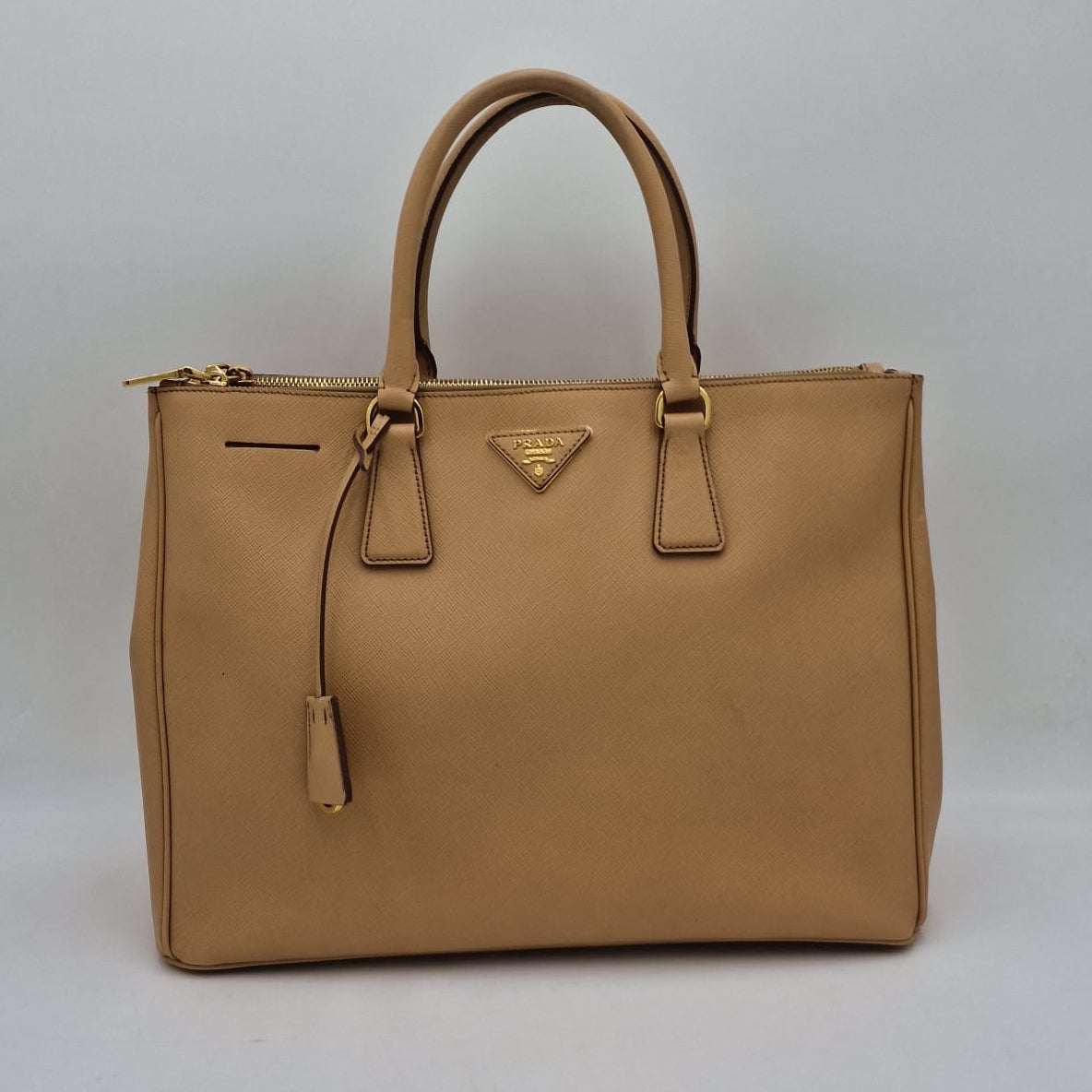 Prada Galleria Bolso De Piel Saffiano Rosa