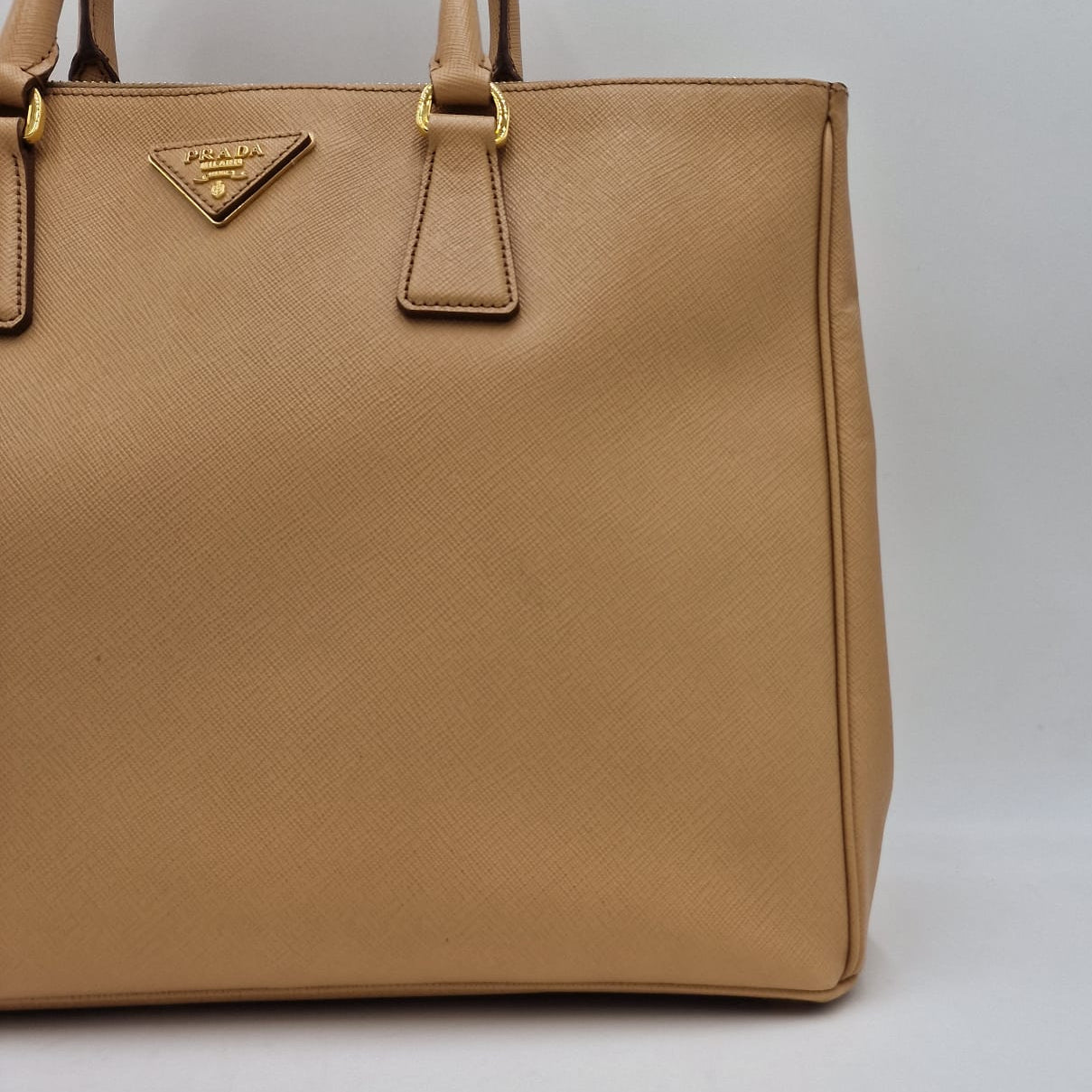Prada Galleria Bolso De Piel Saffiano Rosa
