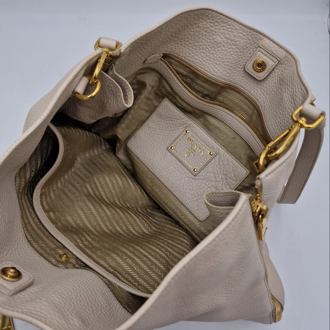 Prada Vitello Daino Tote