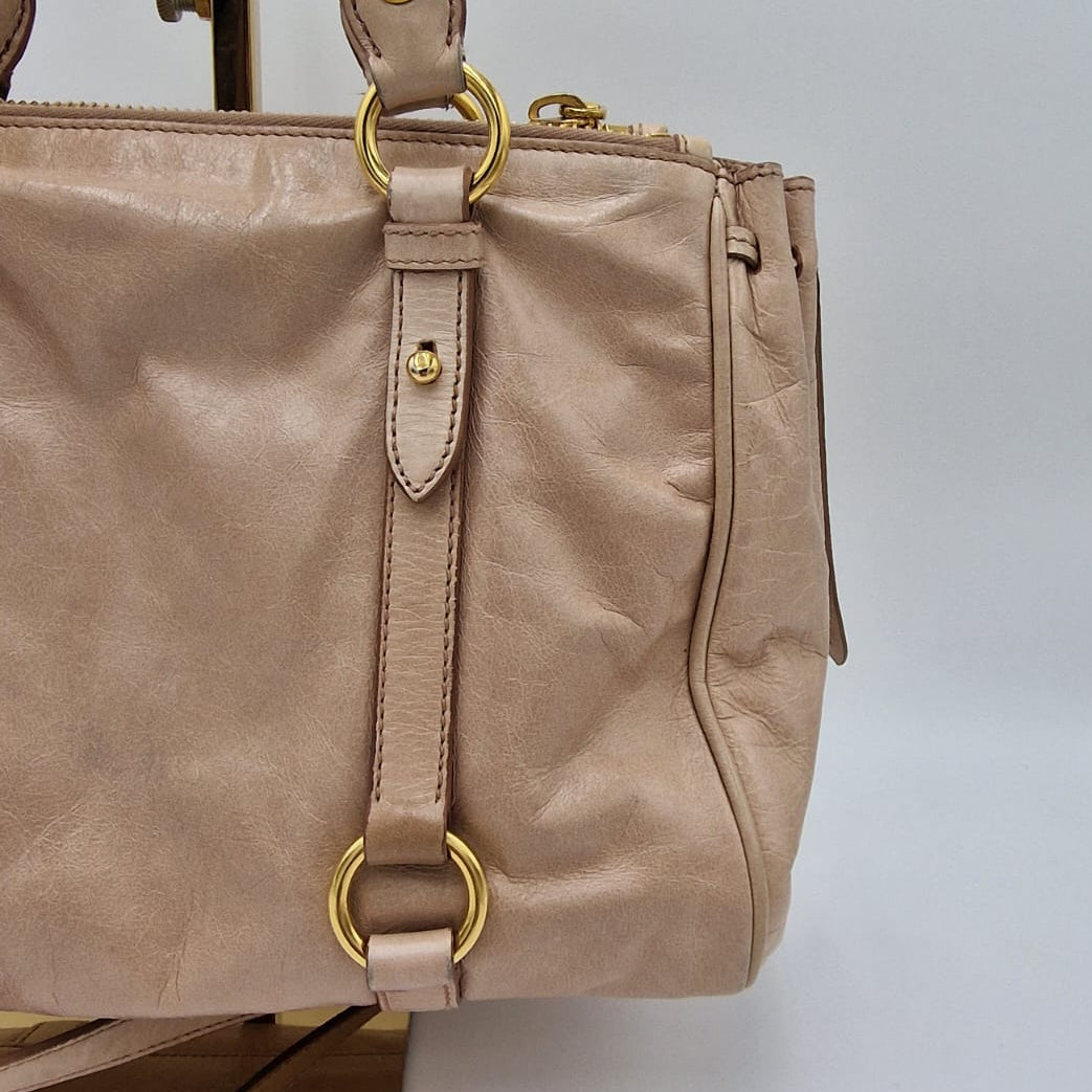 Miu Miu Vitello Shine Tote