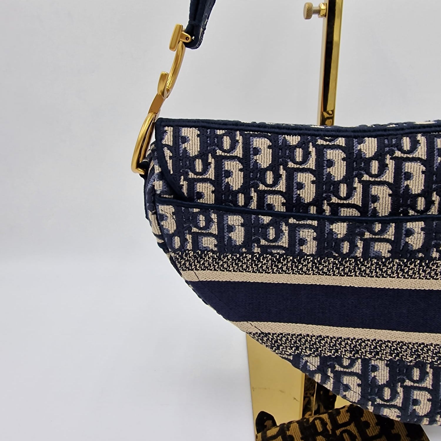 Dior Saddle Bag Blue Oblique