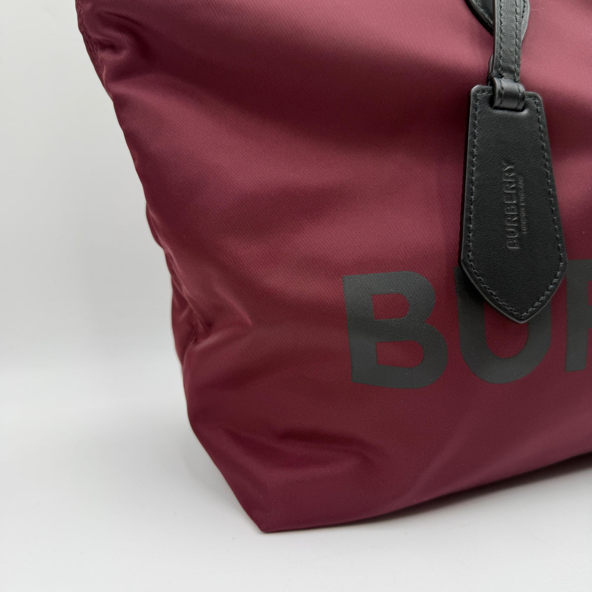 Burberry Logo Nylon Ardwell Tote