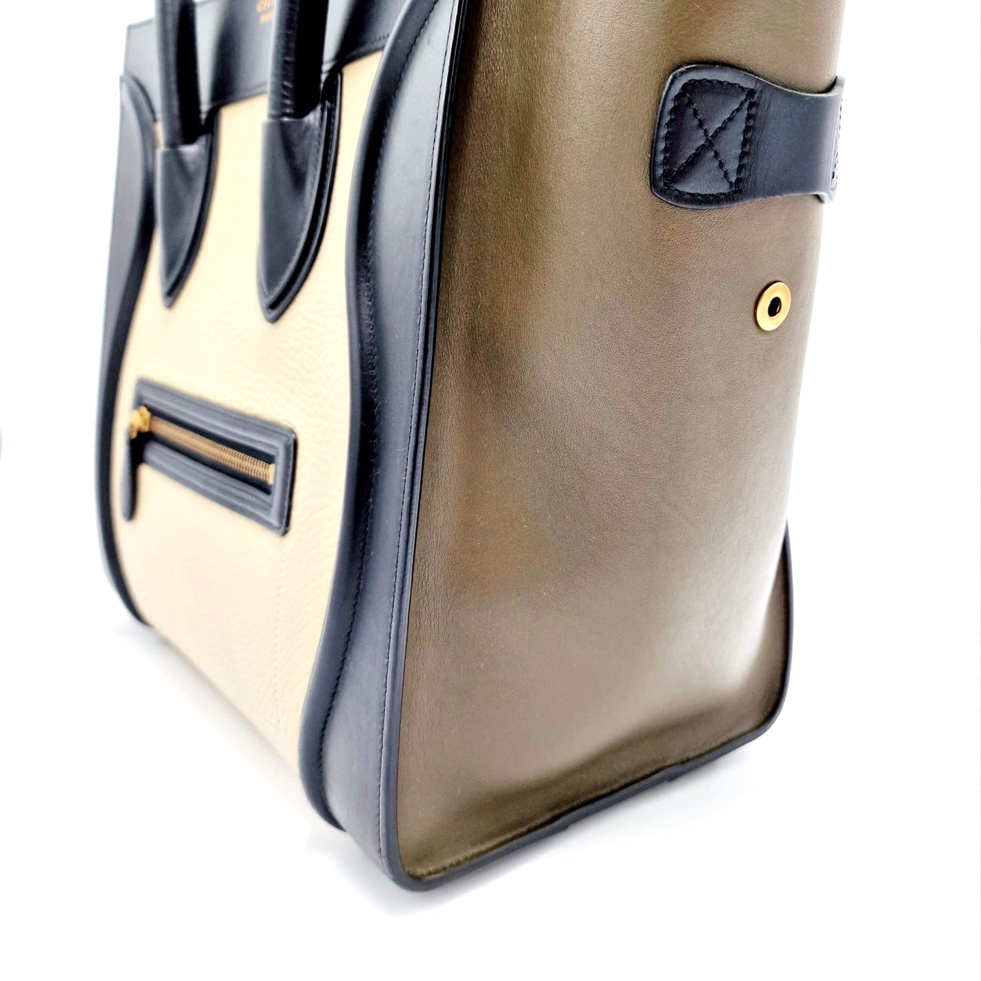 Celine Mini Luggage Tricolor Tote Bag