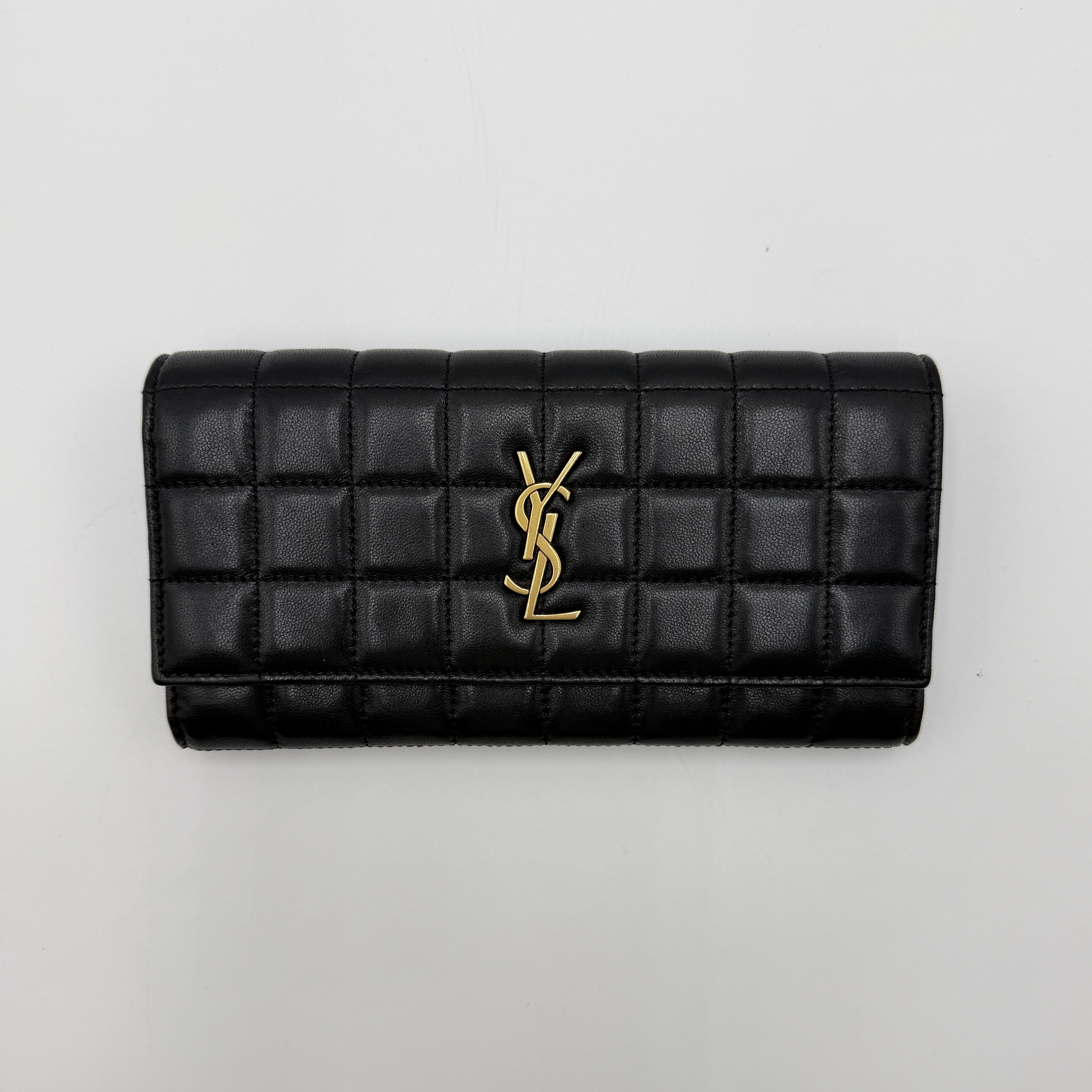 Saint Laurent Cassandre Matelassé Wallet