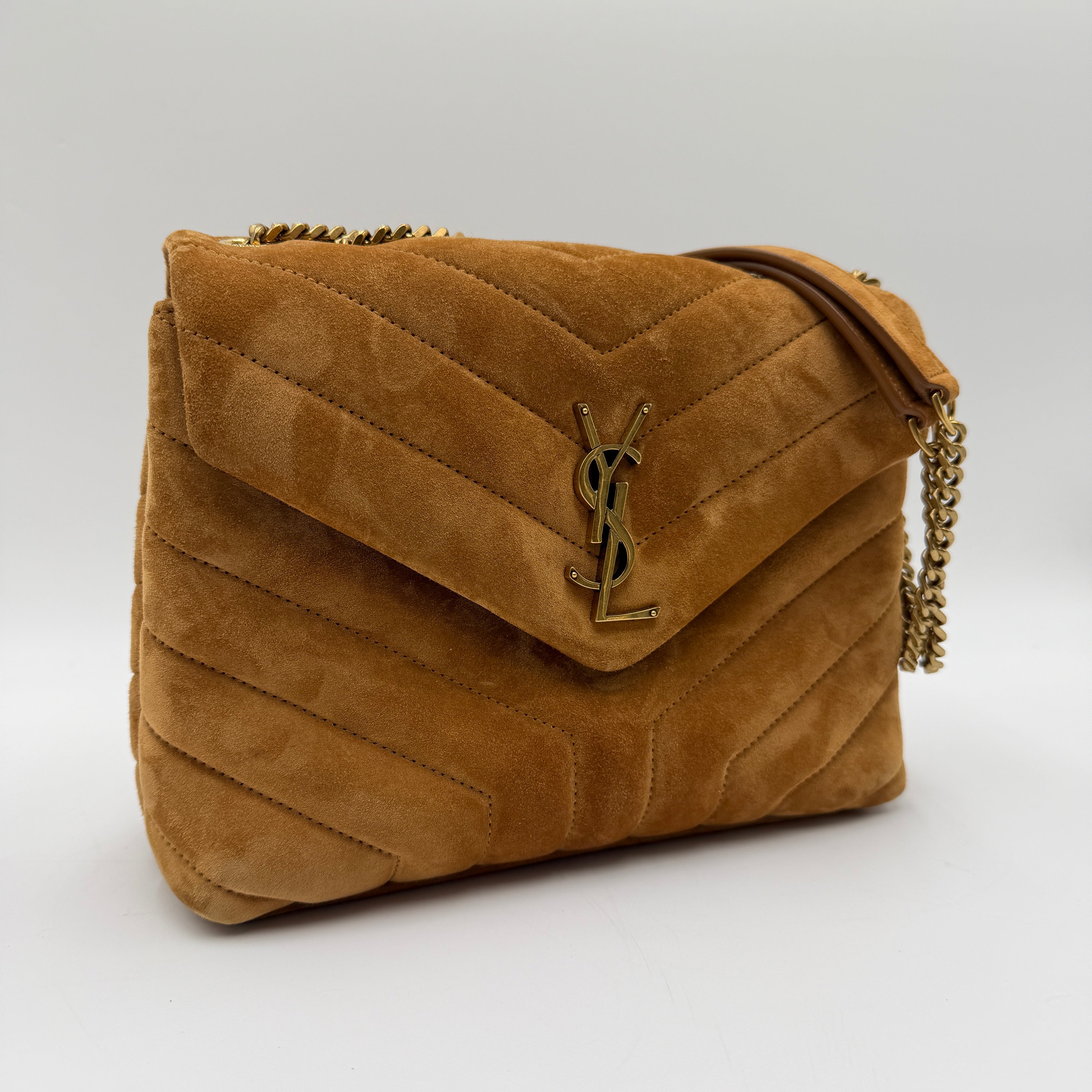 Saint Laurent Loulou Small Suede