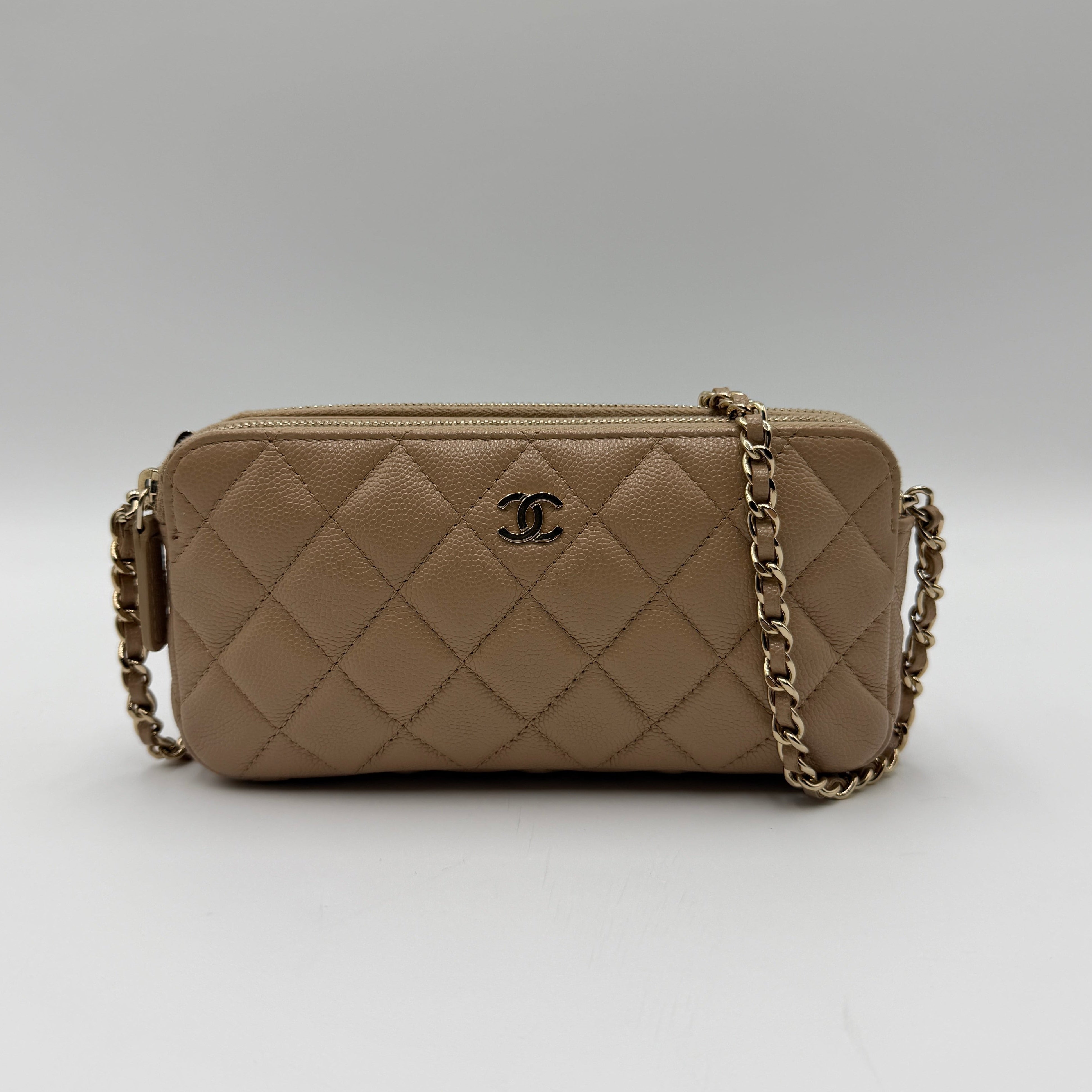 Chanel WOC Caviar Double Zip
