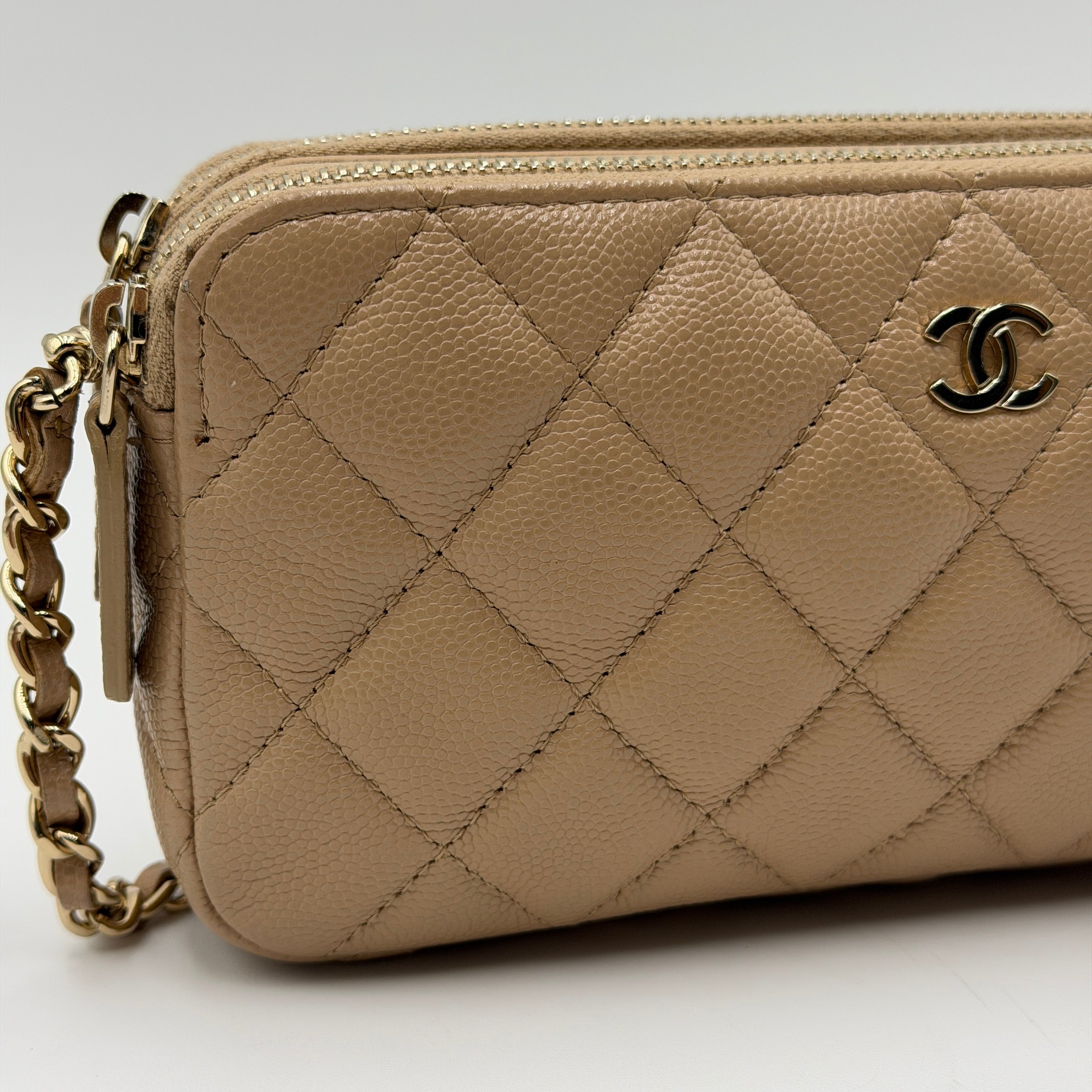 Chanel WOC Caviar Double Zip