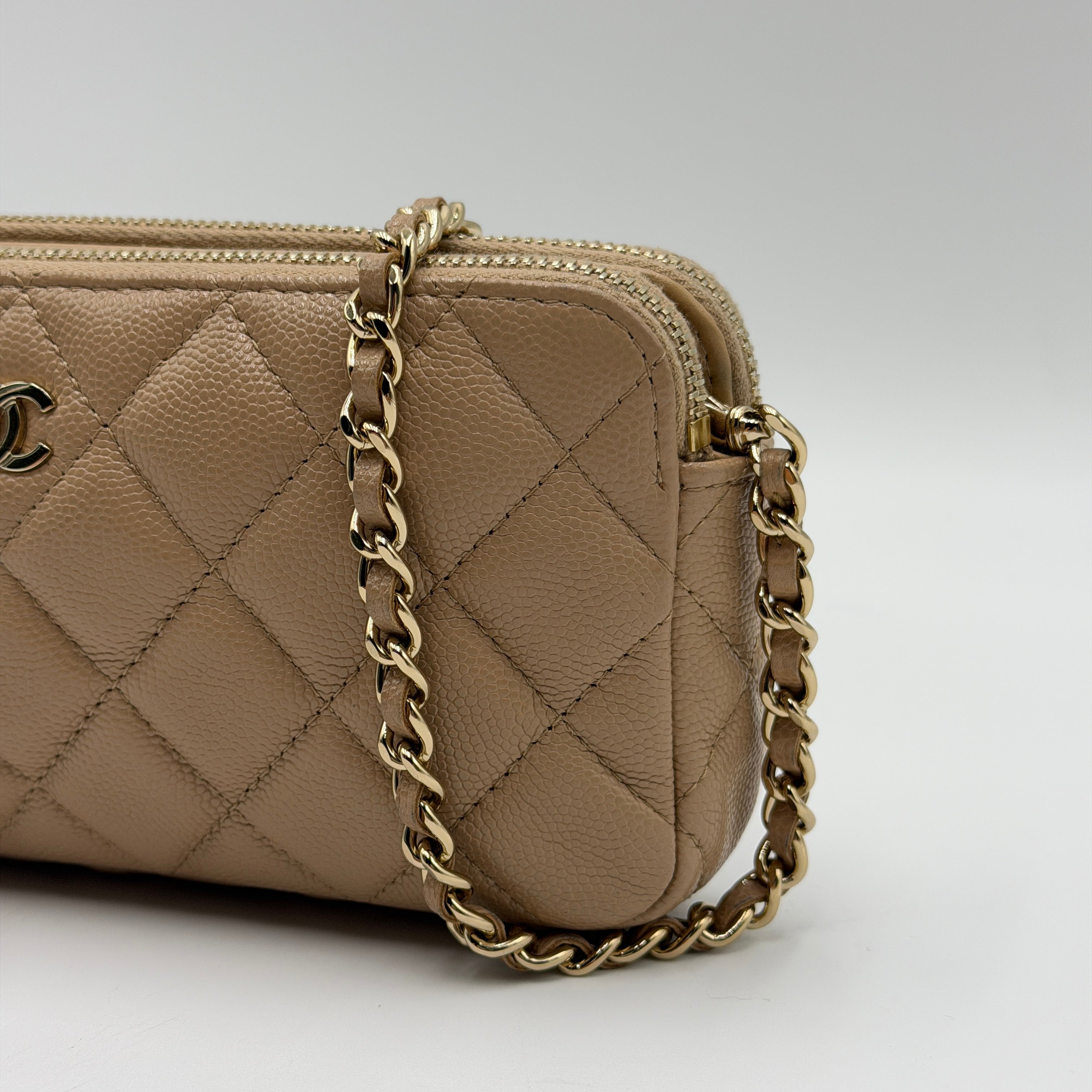 Chanel WOC Caviar Double Zip
