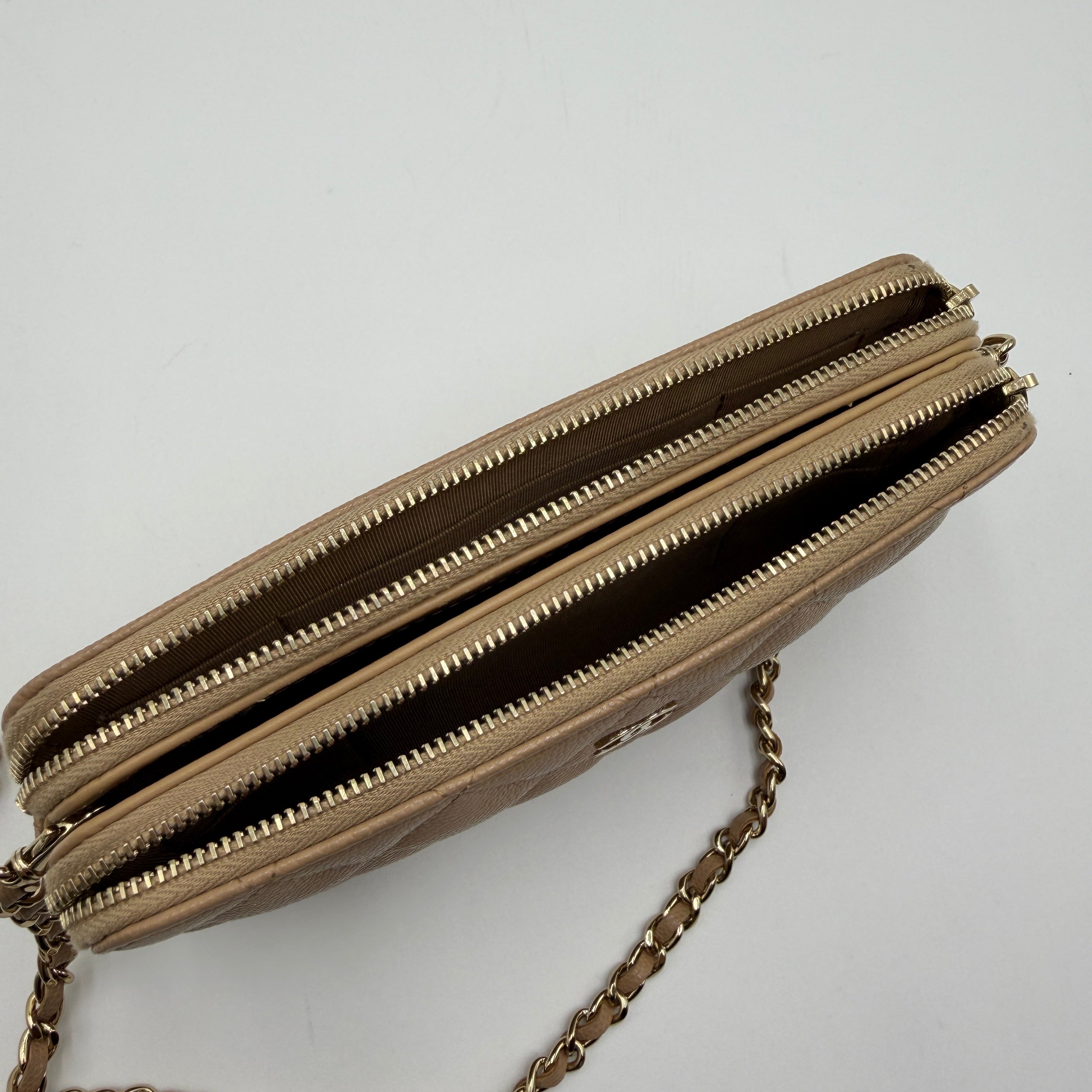 Chanel WOC Caviar Double Zip