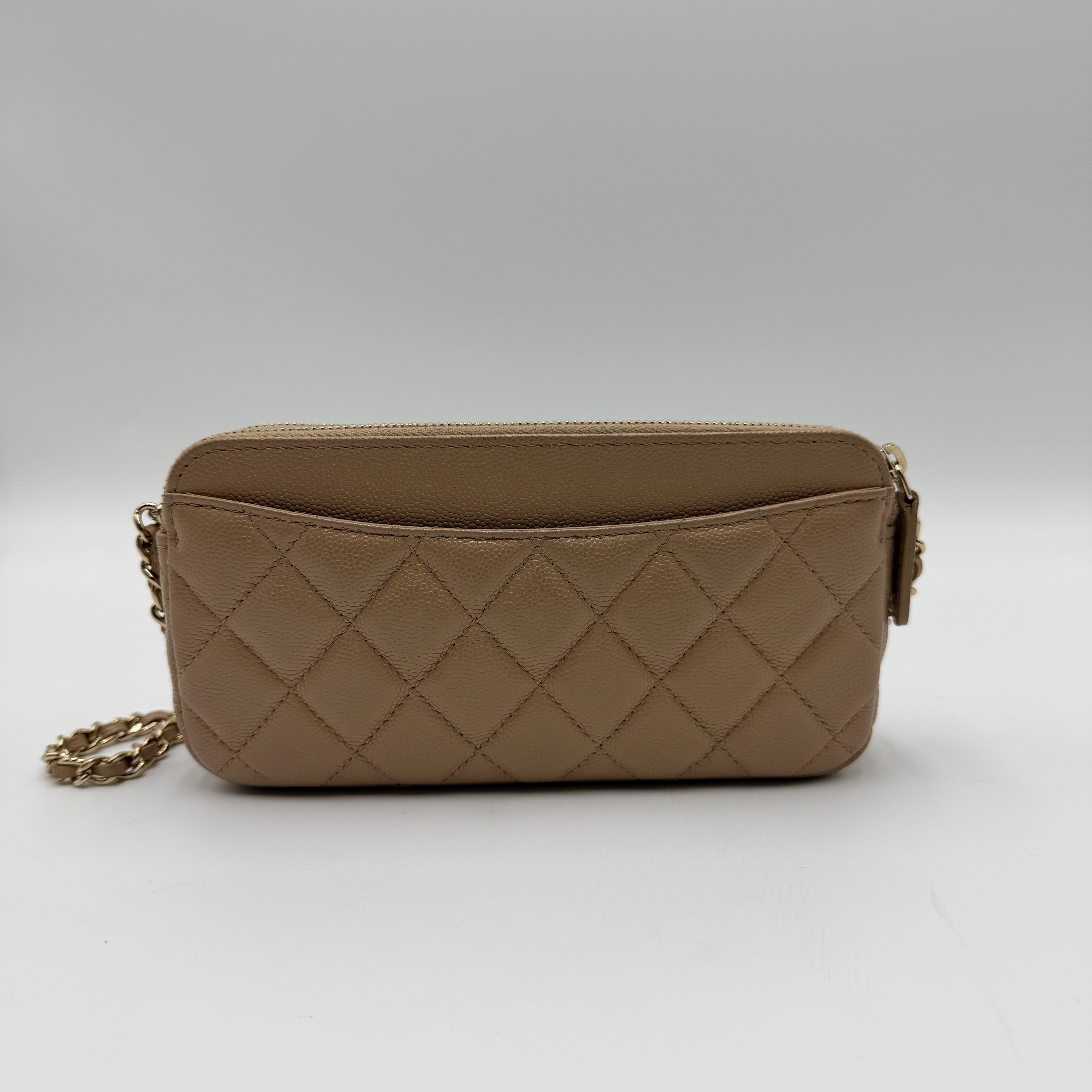 Chanel WOC Caviar Double Zip