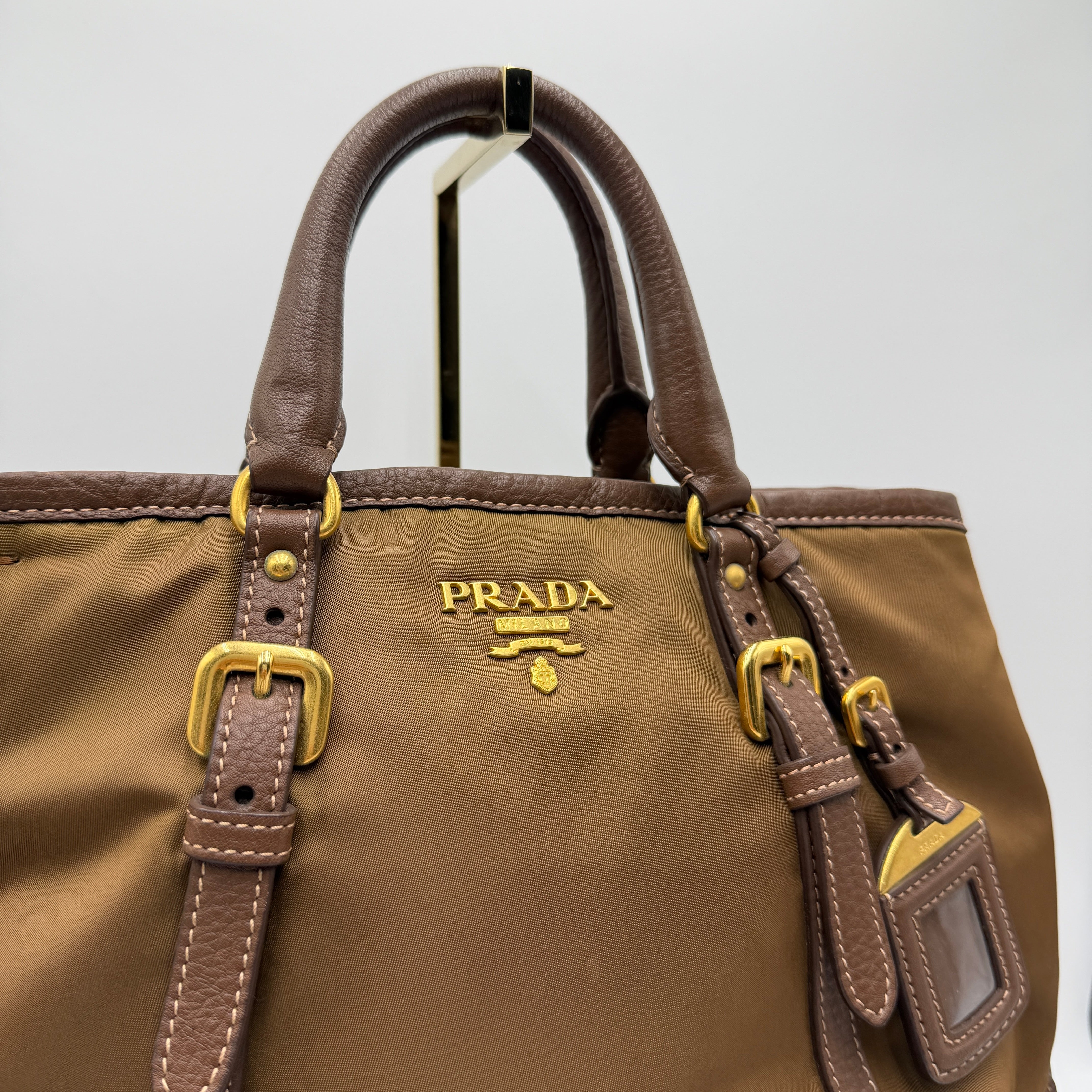 Prada Vitello Daino Tessuto