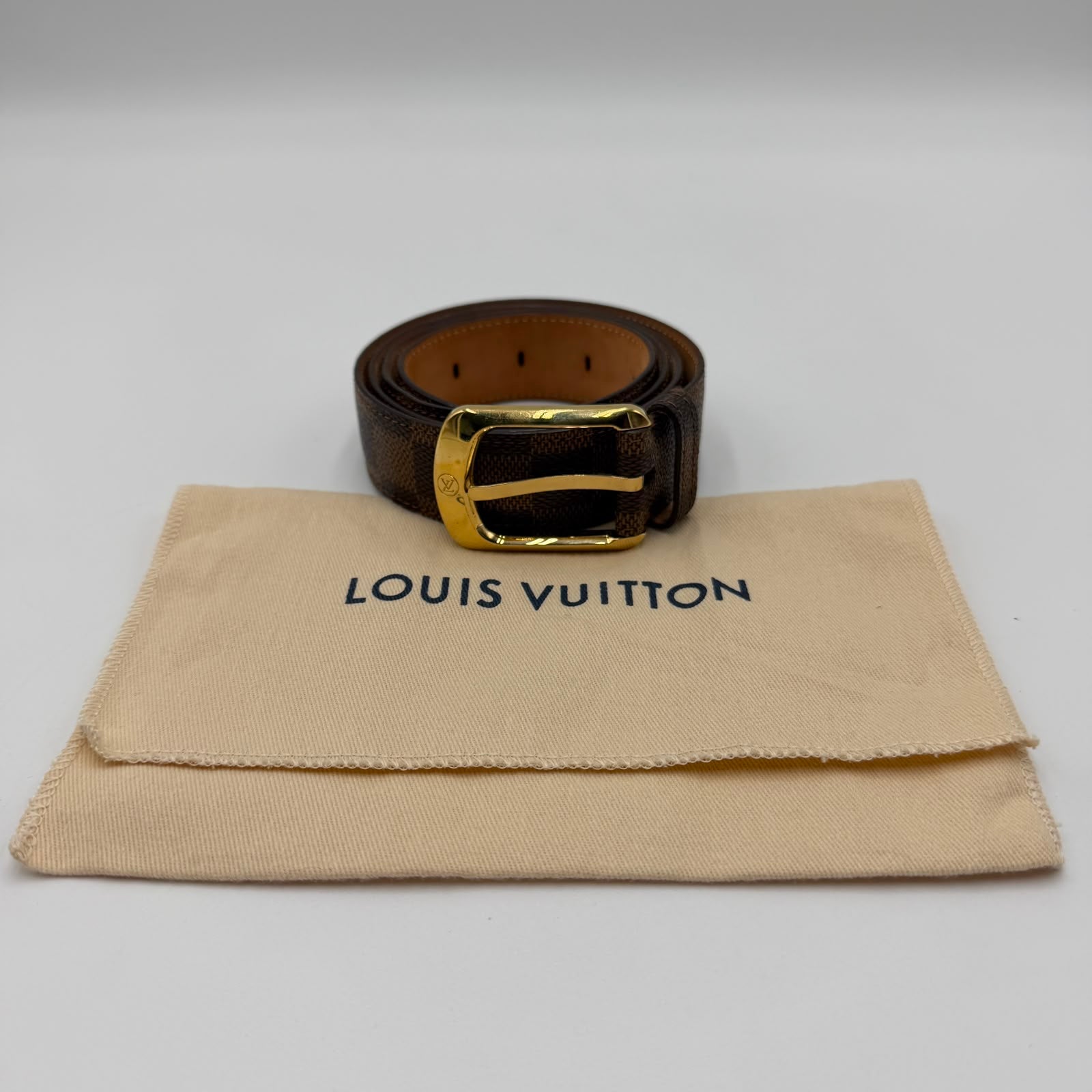 Louis Vuitton Damier Ebene Belt