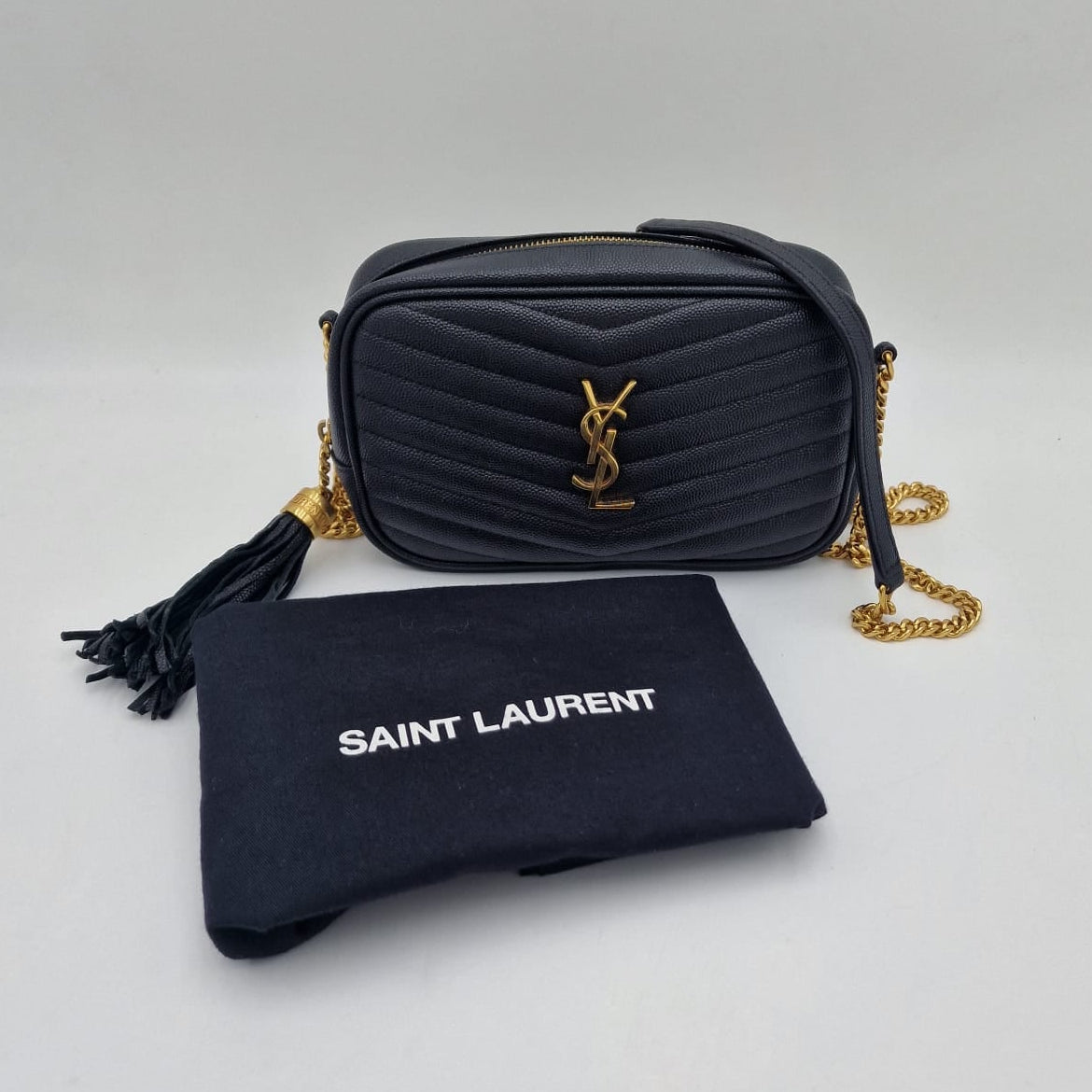 Saint Laurent Mini Lou bag.