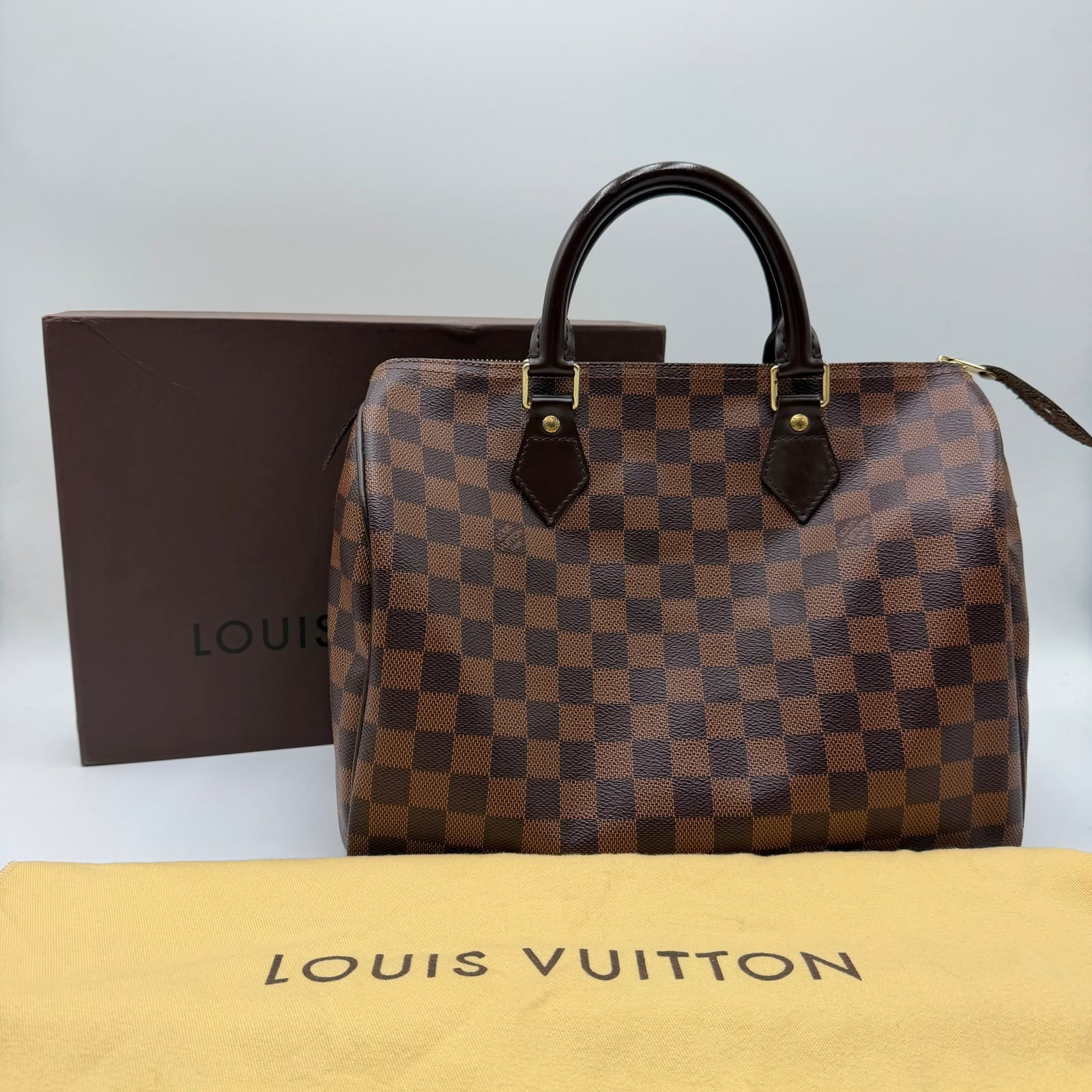 Louis Vuitton Speedy 30 Damier Ebene