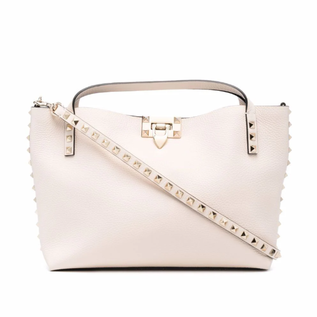 Valentino Small Rockstud Tote Bag