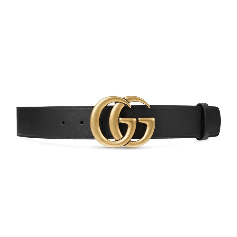 Gucci Double GG Marmont Leather Belt
