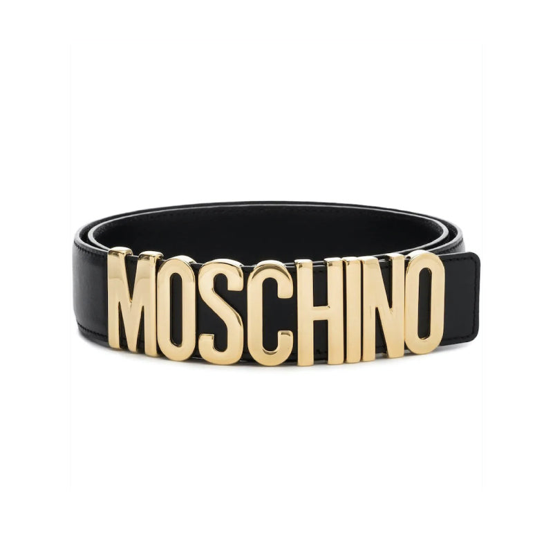 Moschino Logo-Plaque Belt