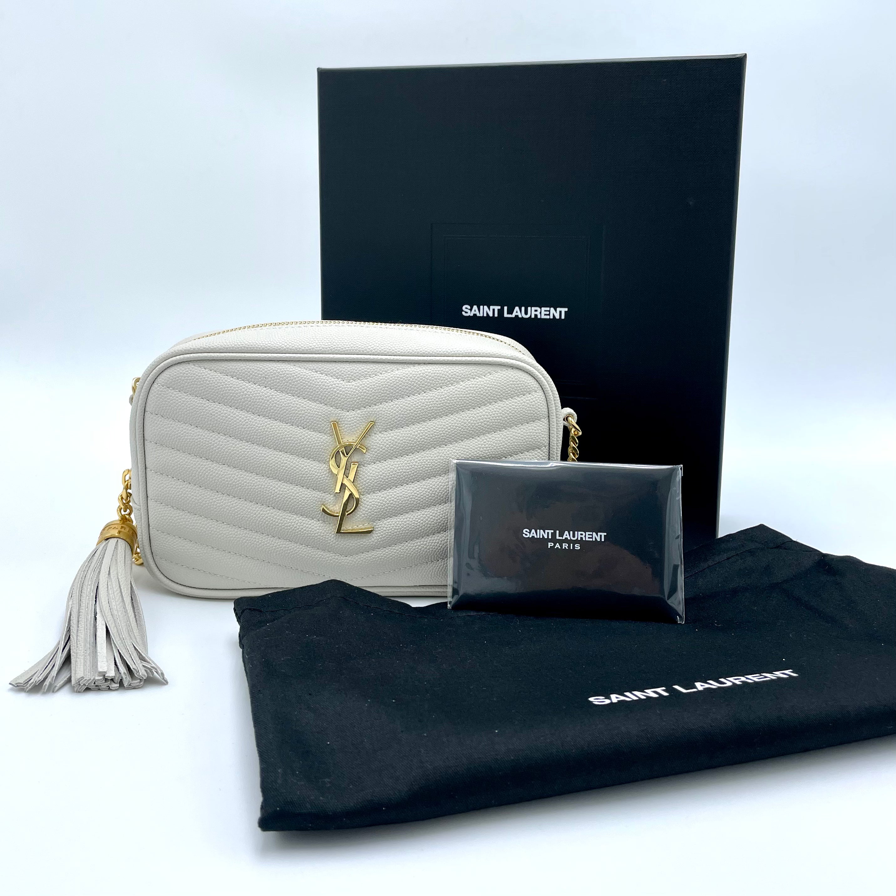 Saint Laurent Lou Mini Bag Blanc Vintage