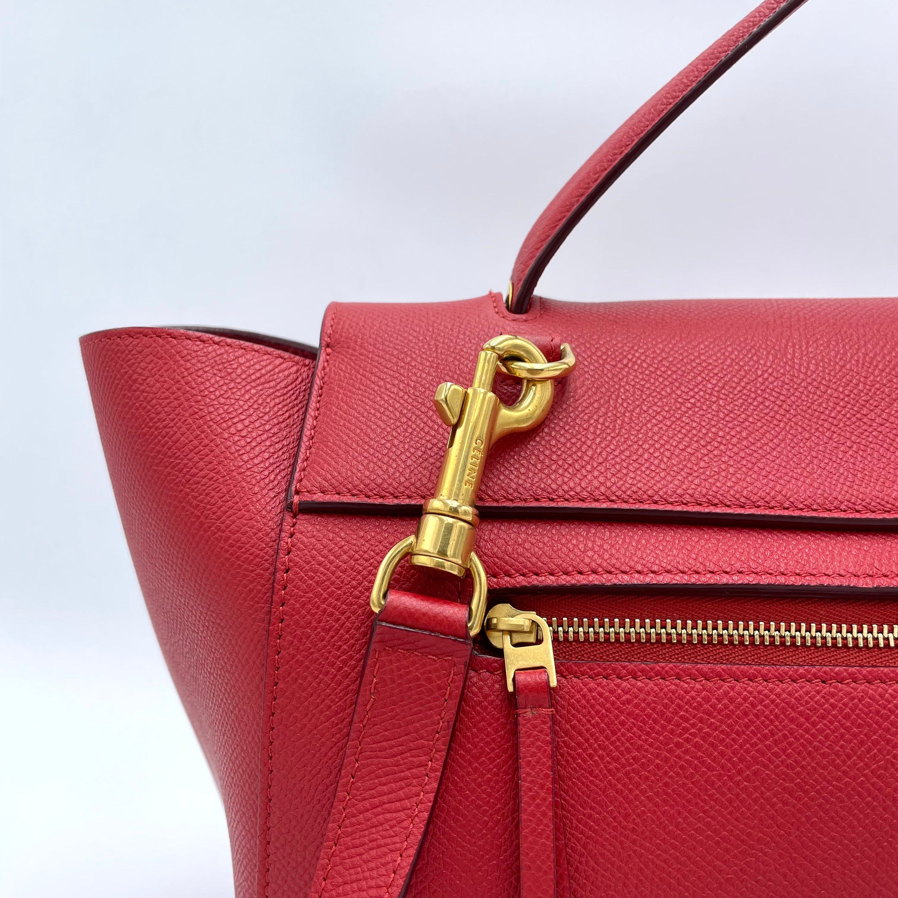 Céline Mini Belt Bag Ruby
