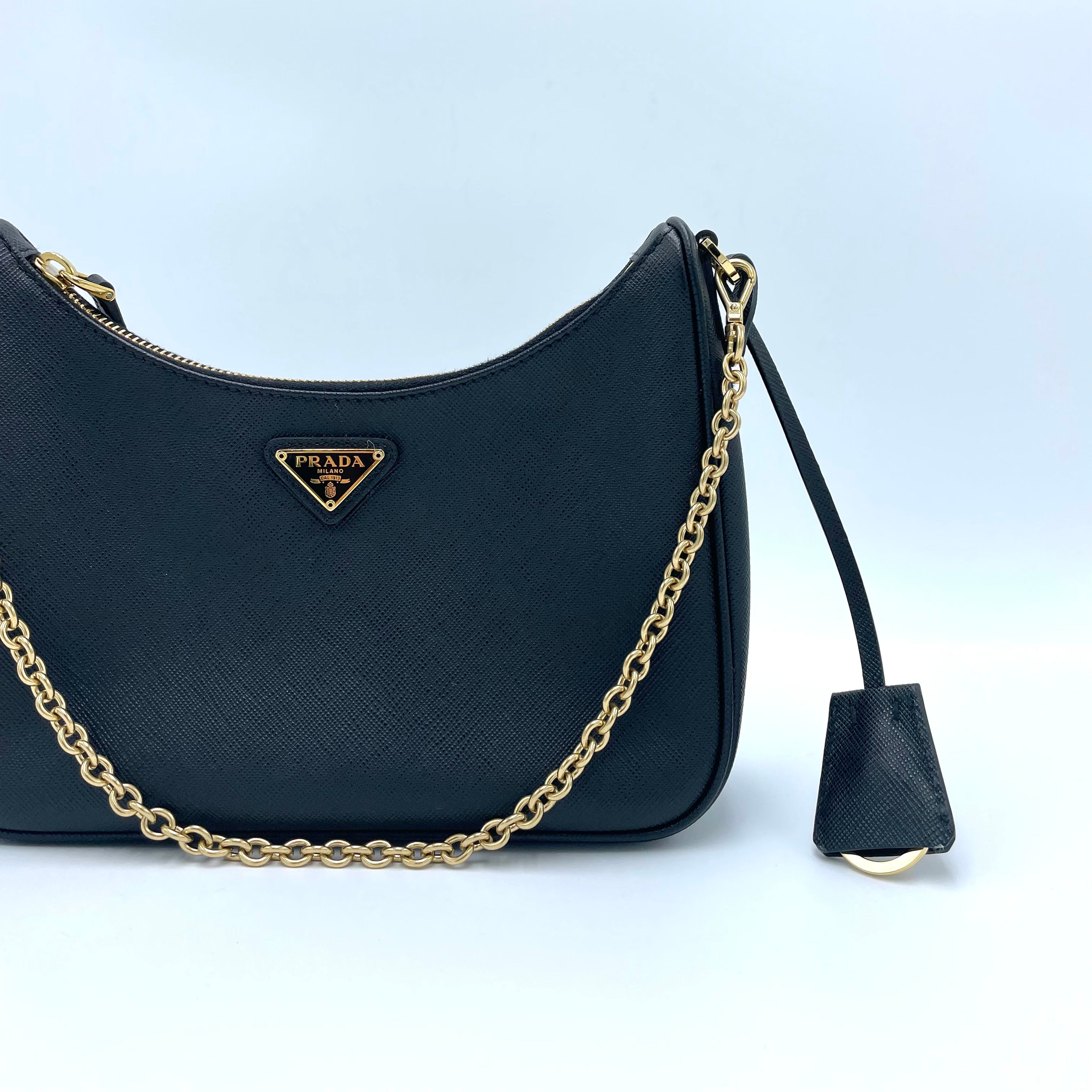 Prada Re-Edition 2005 Saffiano Leather Bag Black