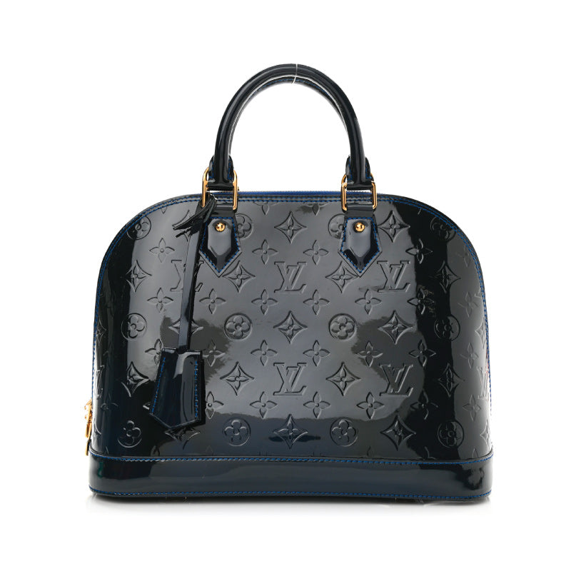 Louis Vuitton Alma GM Vernis Blue