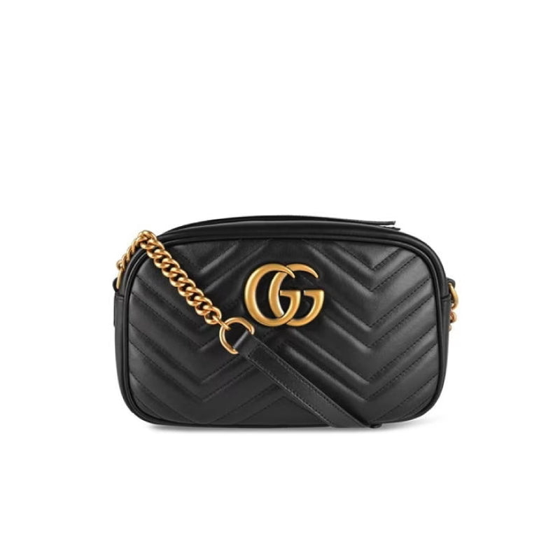 Gucci Marmont Matelassé Mini Bag Black