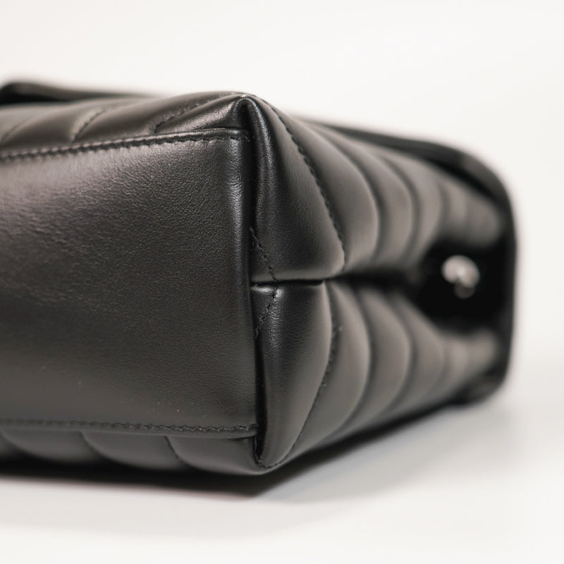 Saint Laurent Loulou Small Leather Bag Black 